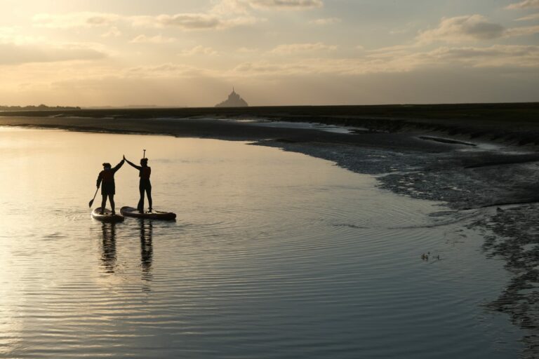 Activités sportives : Paddle en Baie du Mont saint-Michel