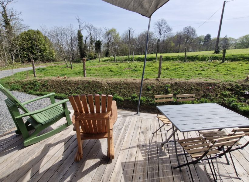 La vue depuis la terrasse